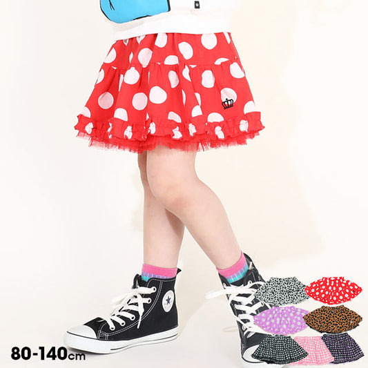 Japanese children's clothing BDL printed fluffy skirt 80-140cm girls summer SKIRTS