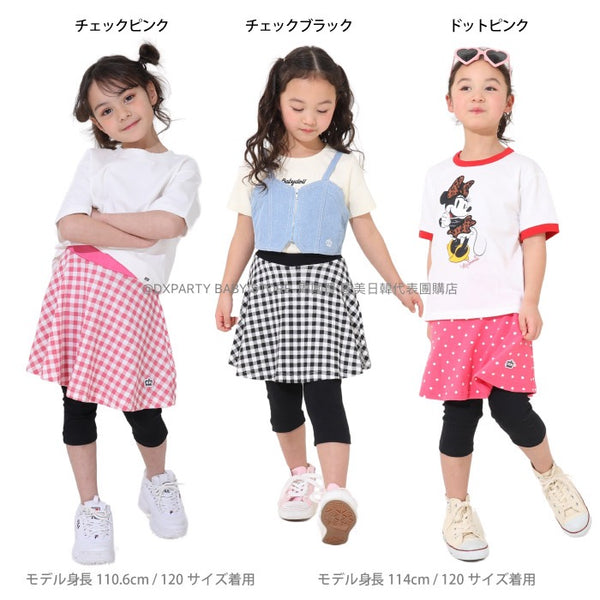 日本童裝 BDL 假兩件七分裙褲 80-150cm 女童款 夏季 SKIRTS PANTS 百搭單品