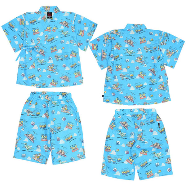 日本童裝 BDL x Disney ToyStory日本甚平 80-130cm 男童款 夏季 日本和服 TOPS PANTS