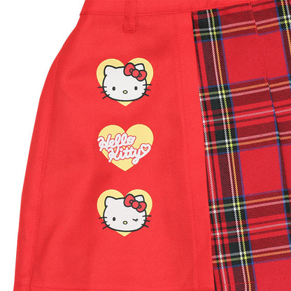 Japanese BDL x Sanrio Checkered Pleated Skirt 80-140cm Girls Summer SKIRTS 