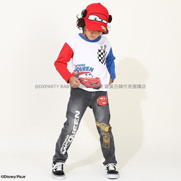 日本童裝 BDL x Disney Cars牛仔長褲 90-130cm 男童款 秋季 PANTS