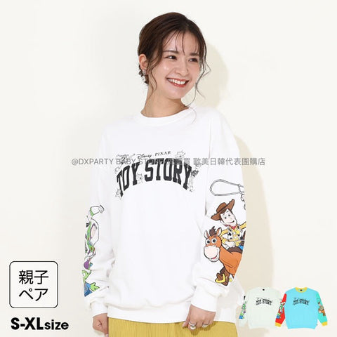 日本童裝 BDL x Disney Toy Story印花手袖上衣 S-XL 大人款 秋季 TOPS 親子裝