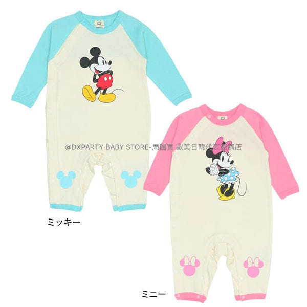 日本童裝 BDL x Disney 可愛連衣 70-80cm 男童款/女童款 初生嬰兒 秋季 Jumpsite