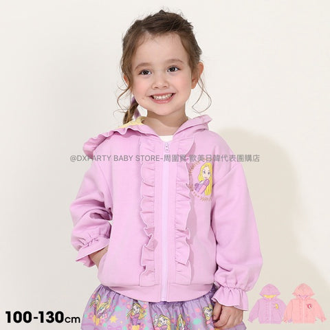 日本童裝 BDL x Disney Princess皺皺邊公主外套 100-130cm 女童款 秋季 OUTERWEAR