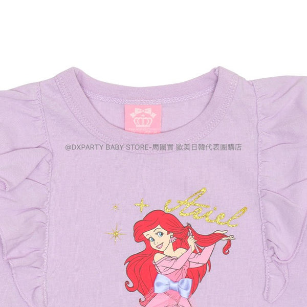 日本童裝 BDL x Disney Princess皺皺袖公主上衣 100-130cm 女童款 秋季 TOPS