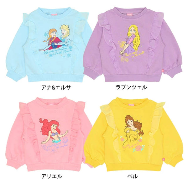 日本童裝 BDL x Disney 公主抓毛衛衣 100-130cm 女童款 冬季  TOPS