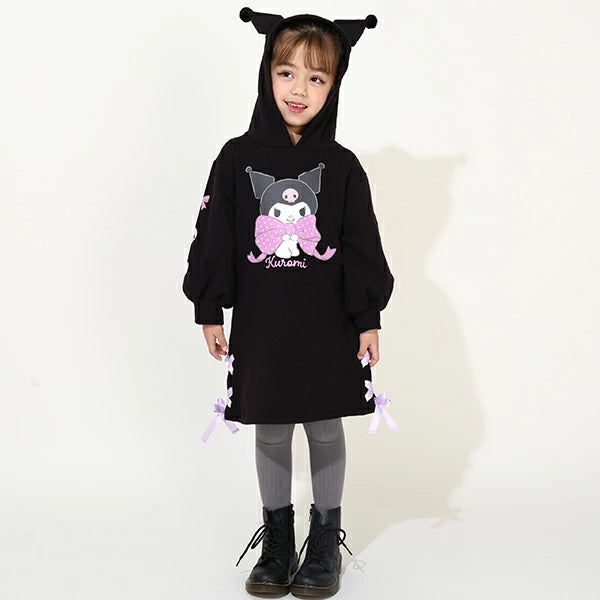 日本童裝 BDL x Sanrio 抓毛衛衣裙 100-130cm 女童款 冬季 DRESSES 親子裝