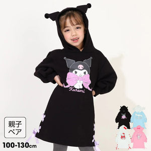 日本童裝 BDL x Sanrio 抓毛衛衣裙 100-130cm 女童款 冬季 DRESSES 親子裝