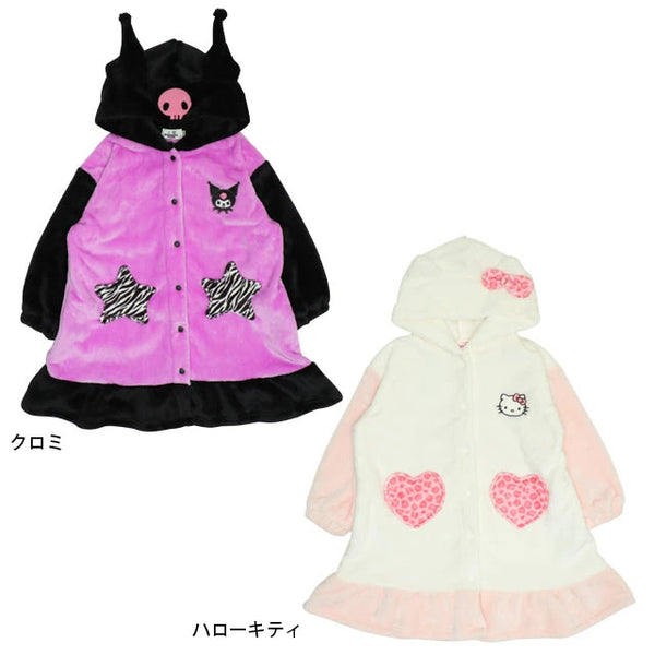 日本童裝 BDL x Sanrio 絨毛家居服睡裙 100-130cm 女童款 冬季 DRESSES 親子裝