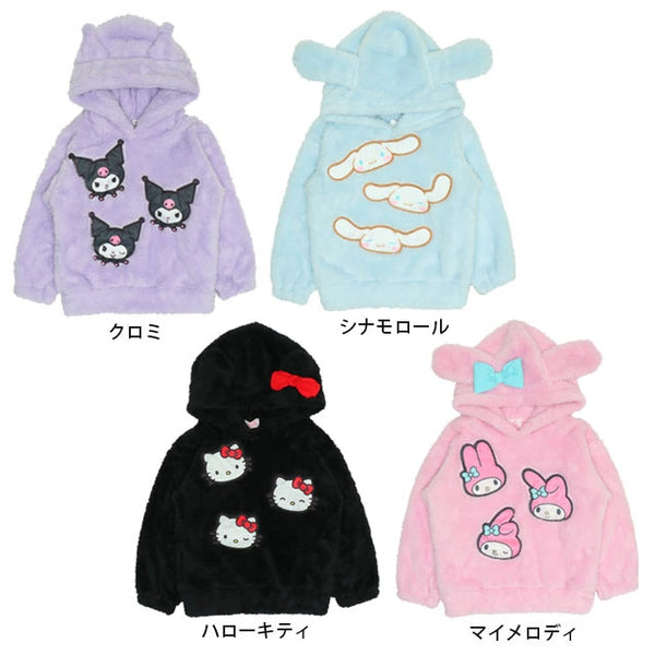 日本童裝 BDL x Sanrio 毛毛上衣 90-140cm 女童款 冬季 TOPS