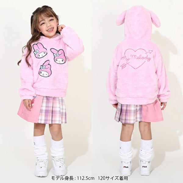 日本童裝 BDL x Sanrio 毛毛上衣 90-140cm 女童款 冬季 TOPS