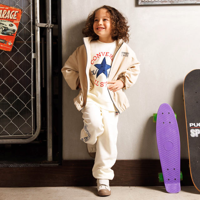 BDL x Converse Special Edition 3-Piece Set with Sports Backpack (90-140cm) for Boys Spring/Summer: TOPS PANTS OUTERWEAR 
