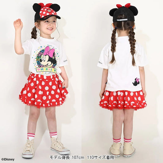 Japanese BDL x Disney Mickey and Minnie Mouse Short-Sleeved Tops (80-150cm) for Boys and Girls Summer 