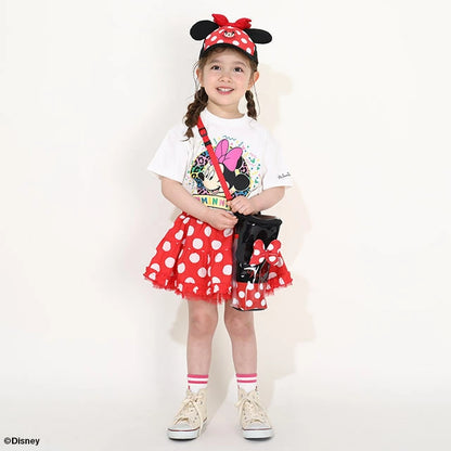 Japanese BDL x Disney Mickey and Minnie Mouse Short-Sleeved Tops (80-150cm) for Boys and Girls Summer 