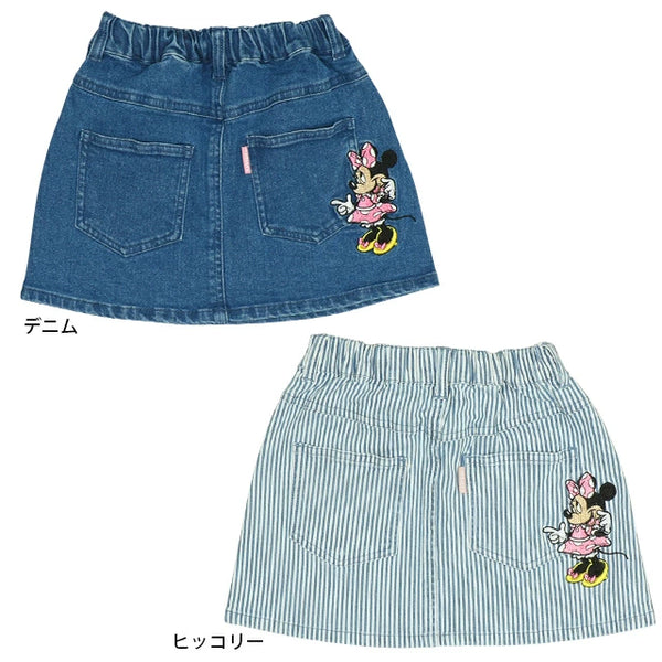 日本童裝 BDL x Disney 牛仔短裙 80-140cm 女童款 夏季 SKIRTS