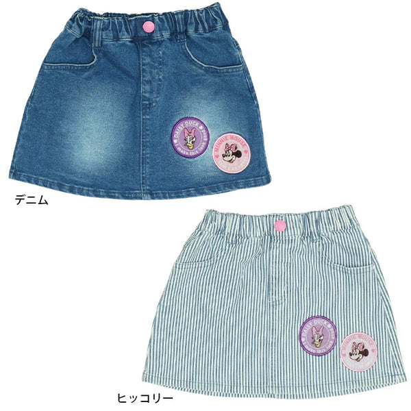 日本童裝 BDL x Disney 牛仔短裙 80-140cm 女童款 夏季 SKIRTS