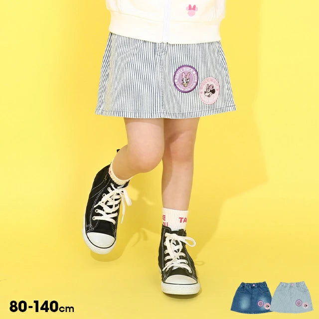 日本童裝 BDL x Disney 牛仔短裙 80-140cm 女童款 夏季 SKIRTS