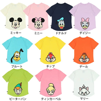 Japanese BDL x Disney Big Head Print Short Sleeve Top 80-140cm Boys/Girls Summer TOPS 