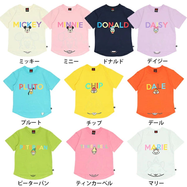 日本童裝 BDL x Disney 大頭印花短袖上衣 80-140cm 男童款/女童款 夏季 TOPS