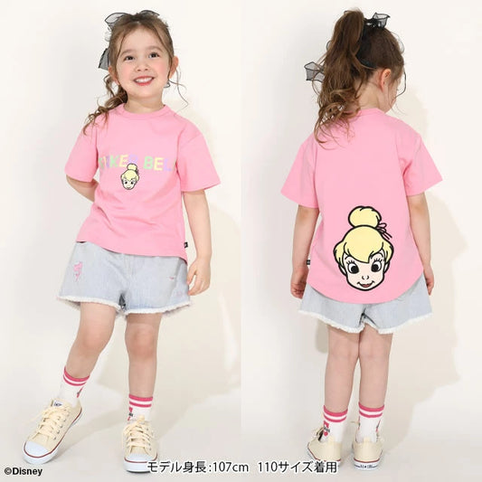 Japanese BDL x Disney Big Head Print Short Sleeve Top 80-140cm Boys/Girls Summer TOPS 