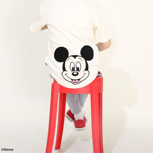 日本童裝 BDL x Disney 大頭印花短袖上衣 80-140cm 男童款/女童款 夏季 TOPS