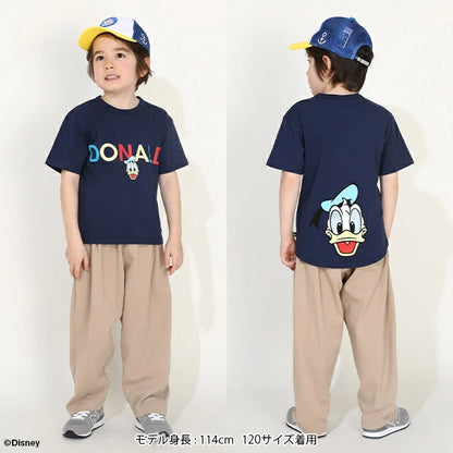 Japanese BDL x Disney Big Head Print Short Sleeve Top 80-140cm Boys/Girls Summer TOPS 