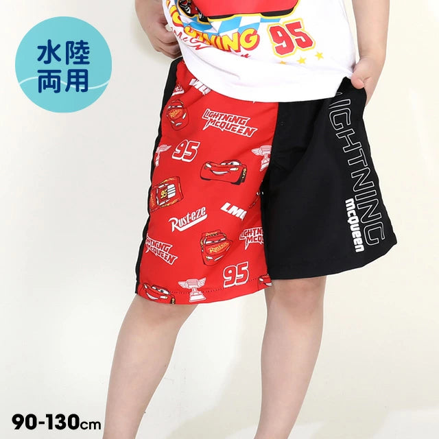 日本童裝 BDL x Disney 水陸兩用 速乾系列 Cars短褲/沙灘褲 90-130cm 男童款 夏季 PANTS 夏日玩水泳衣特輯