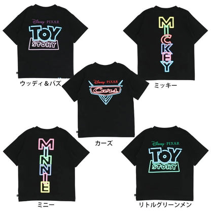 Japanese BDL x Disney parent-child print tops (80-150cm) for boys and girls (summer TOPS) 