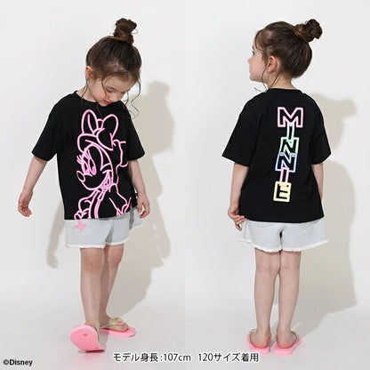 Japanese BDL x Disney parent-child print tops (80-150cm) for boys and girls (summer TOPS) 