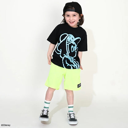 Japanese BDL x Disney parent-child print tops (80-150cm) for boys and girls (summer TOPS) 