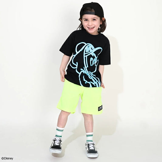 Japanese BDL x Disney parent-child print tops (80-150cm) for boys and girls (summer TOPS) 