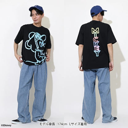 Japanese BDL x Disney Mickey and Minnie Mouse Print Tops (S-XL) for Adults (Summer) 