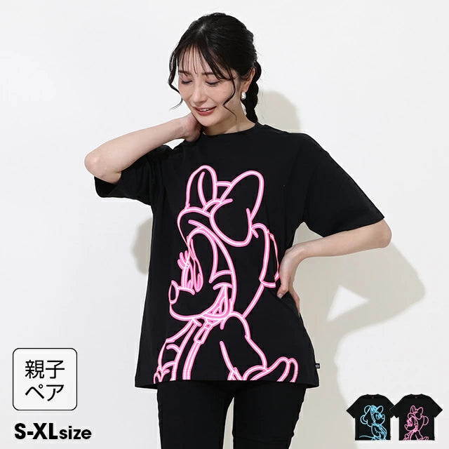 日本童裝 BDL x Disney 親子裝 米奇米妮印花上衣 S-XL 大人款 夏季 TOPS