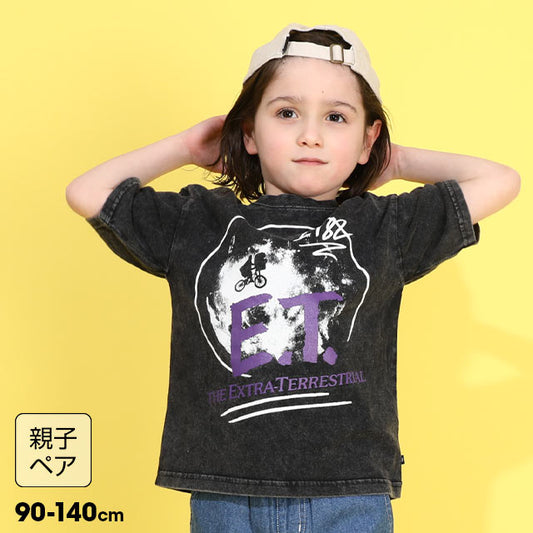 Japanese BDL x ET Parent-child Alien Print Top 90-140cm Boys Summer TOPS 