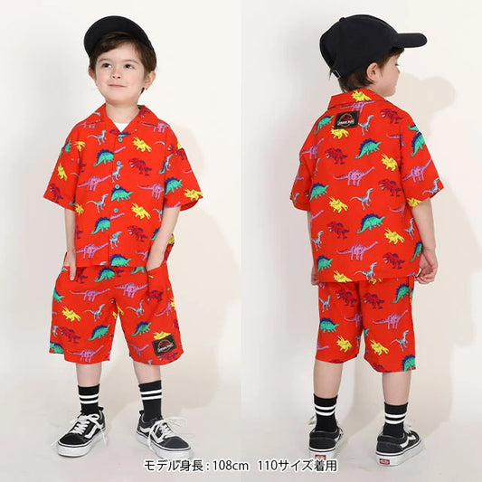 Japanese children's clothing BDL x JURASSIC WORLD Jurassic Park shorts 90-130cm boys' summer PANTS