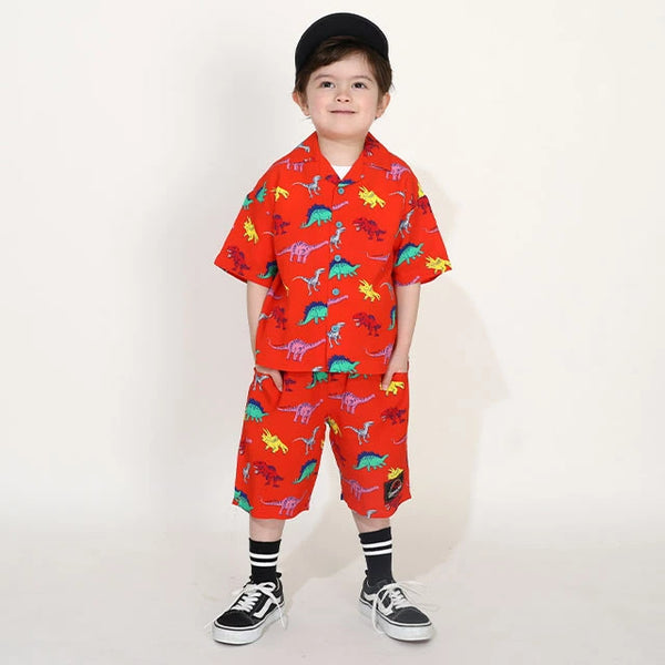 日本童裝 BDL x JURASSIC WORLD 侏羅紀公園襯衫 90-130cm 男童款 夏季 TOPS