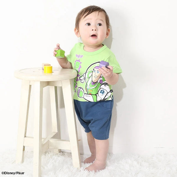 日本童裝 BDL x Disney 親子裝 夜光 Toy Story連衣 80cm 男童款 初生嬰兒 夏季 Jumpsuit