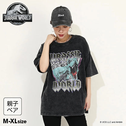 Japanese BDL x JURASSIC WORLD Parent-child Jurassic Park Print Tops (M-XL Adult Summer TOPS) 