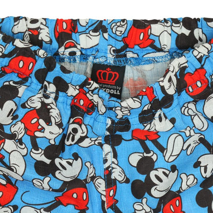 BDL x Disney Mickey Jinbe Japanese Kimono 80-130cm Boys' Newborn Summer TOPS PANTS Japanese Summer Festival Special