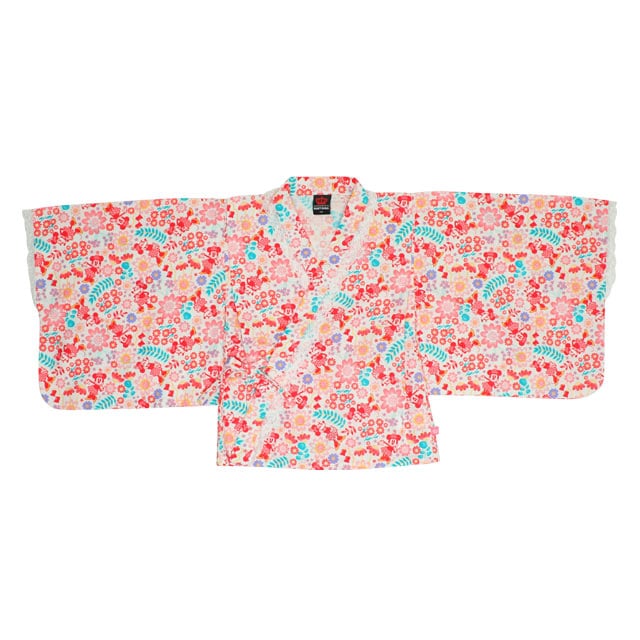 Japanese BDL x Disney 2Way Minnie Yukata Japanese Kimono 90-140cm Girls Summer Outerwear Dresses Japanese Summer Festival Special