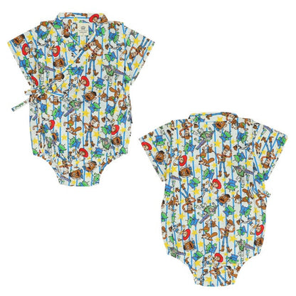 BDL x Disney Toy Story Jinbei Japanese Kimono 70-80cm Boys' Summer Jumpsuit for Newborn Babies. Japanese Summer Festival Special.