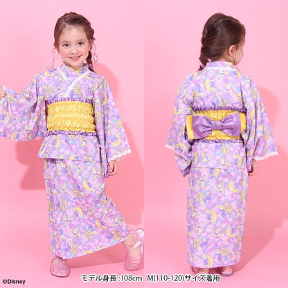 BDL x Disney 2Way Yukata Japanese Kimono 90-140cm Girls Summer Outerwear Dresses Japanese Summer Festival Special