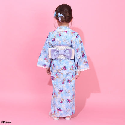 BDL x Disney 2Way Yukata Japanese Kimono 90-140cm Girls Summer Outerwear Dresses Japanese Summer Festival Special