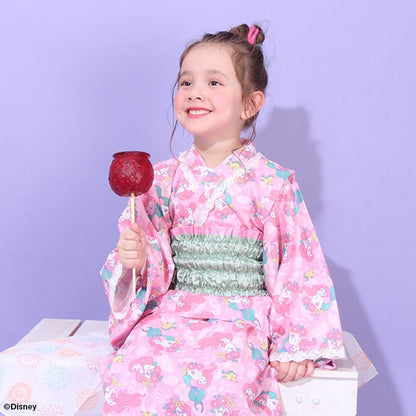 BDL x Disney 2Way Yukata Japanese Kimono 90-140cm Girls Summer Outerwear Dresses Japanese Summer Festival Special