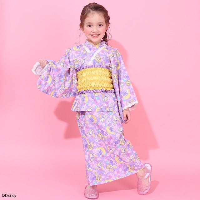 BDL x Disney 2Way Yukata Japanese Kimono 90-140cm Girls Summer Outerwear Dresses Japanese Summer Festival Special