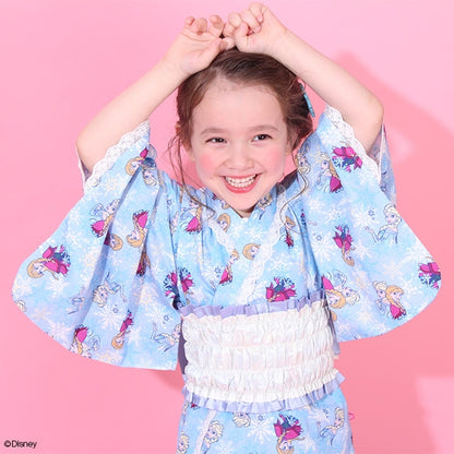 BDL x Disney 2Way Yukata Japanese Kimono 90-140cm Girls Summer Outerwear Dresses Japanese Summer Festival Special