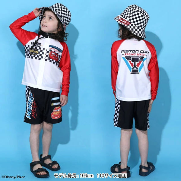 日本童裝 BDL x Disney 防UV 水陸兩搞 Cars泳衣外套 90-130cm 男童款 夏季 OUTERWEAR 夏日玩水泳衣特輯