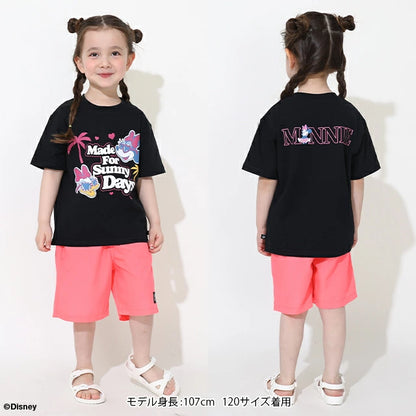 Japanese BDL x Disney parent-child wear water-changing print tops (80-150cm) for boys and girls (summer TOPS) 