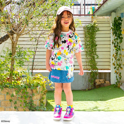 Japanese BDL x Disney Denim Skirt 80-140cm Girls Summer SKIRTS 