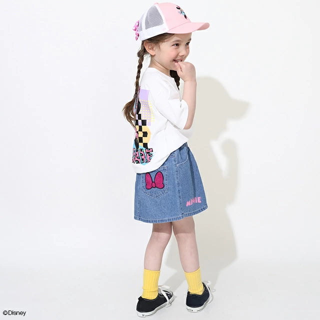 Japanese BDL x Disney Denim Skirt 80-140cm Girls Summer SKIRTS 